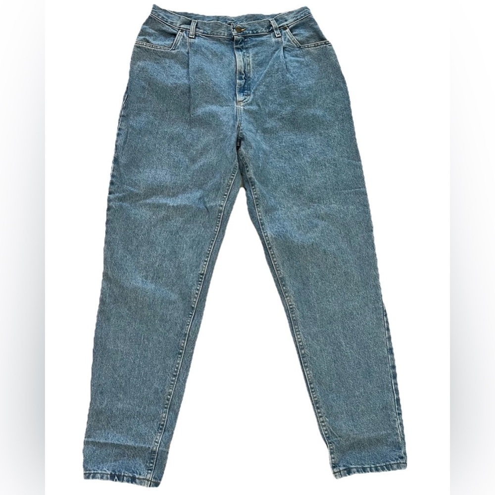 VTG LL Bean Women’s Pleated Jeans Size 18 Tall